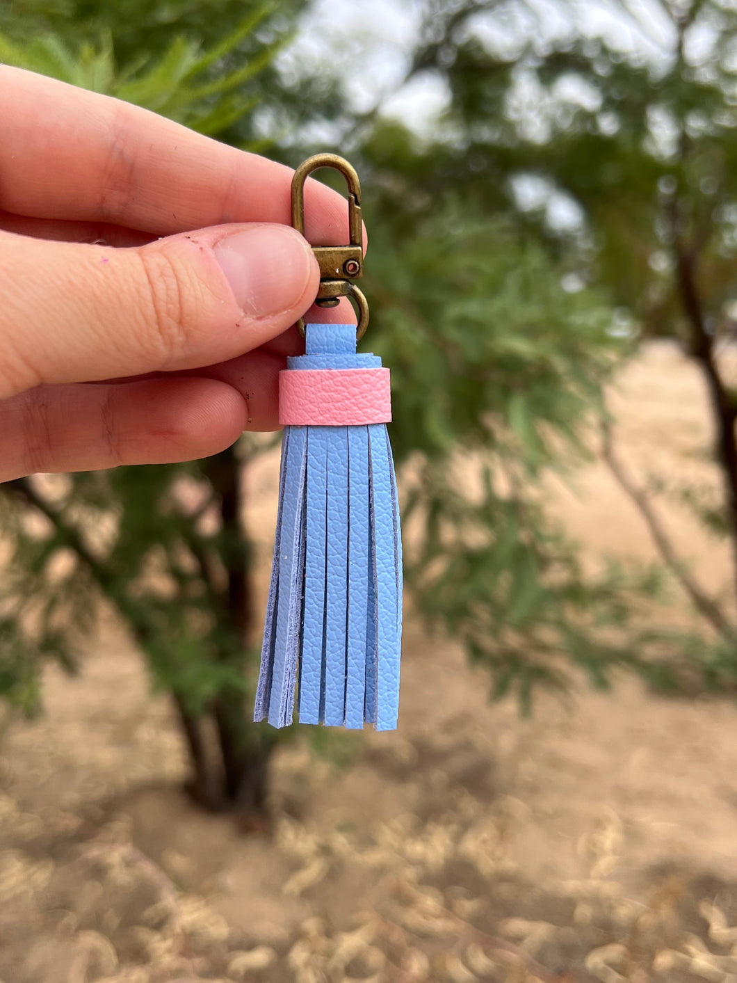 Handmade Leather Zipper Pull Tassel