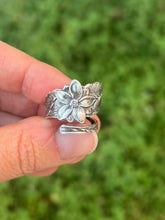 Load image into Gallery viewer, Handmade Vintage Up-Cycled Sterling Silver Antique 1911 Spoon Ring
